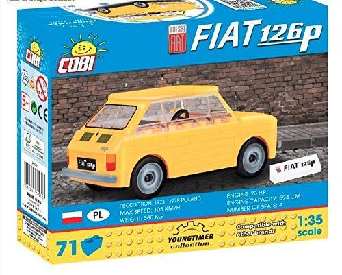 Cobi Klocki 71 detalės lenkiški „Fiat 126p“ konstruktoriai