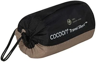 Kelioninė patalynė Cocoon TravelSheet Egyptian Cotton - Šviesiai ruda