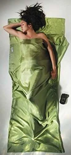 Cocoon IST91 sleeping bag Adult Rectangular sleeping bag Silk Žalias