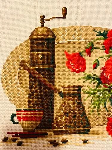 RIOLIS – Create It Yourself – Siuvinėjimo rinkinys „Kava“ 1121 (30x24 cm)