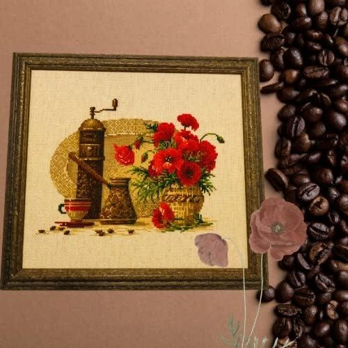 RIOLIS – Create It Yourself – Siuvinėjimo rinkinys „Kava“ 1121 (30x24 cm)