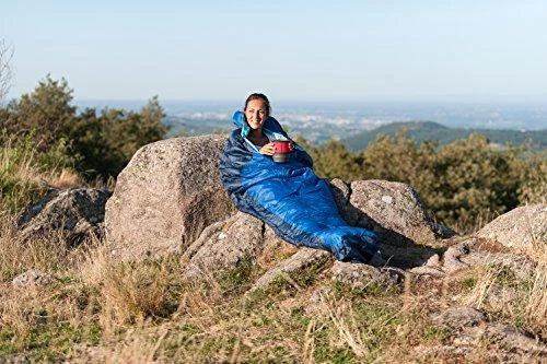 CLM Coleman Fision Suaugusiems Pusiau stačiakampis miegmaišis Poliesteris Mėlyna