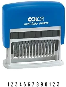 Colop S120/13 numeratoriaus antspaudas su ratukais