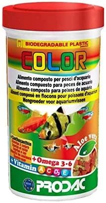 Prodac Color dribsniai tropinėms žuvims ryškinantys spalvą 100ml 20g