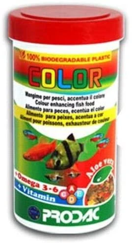 Prodac Color dribsniai tropinėms žuvims ryškinantys spalvą 100ml 20g