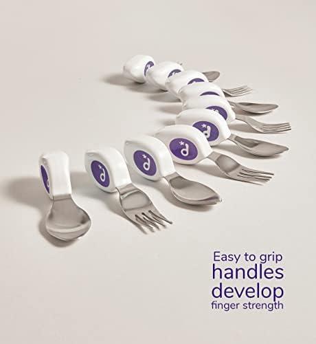 Doddl įrankių rinkinys (šakutė+šaukštas+peilis), mėlyna (Indigo)