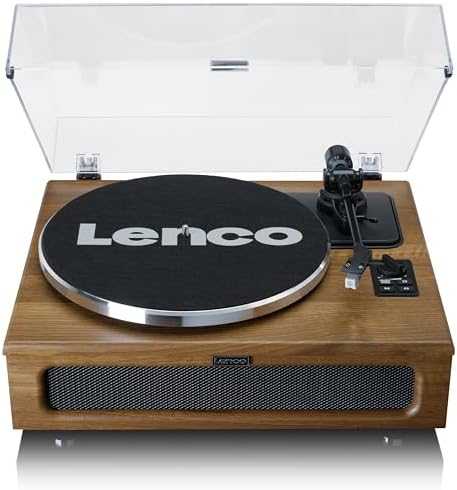 Patefonas Lenco LS-410WA, graikiško riešuto spalvos