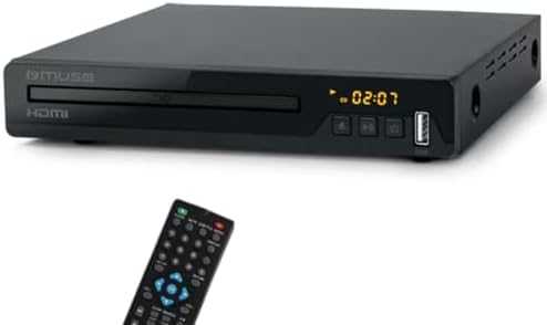 Vaizdo grotuvas DVD grotuvas Muse, HDMI, USB, juodas