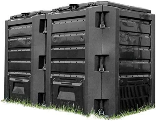 Komposto dėžė Prosperplast Module Compogreen 800 L, juodos spalvos