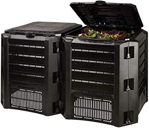 Komposto dėžė Prosperplast Module Compogreen 800 L, juodos spalvos