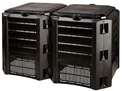 Komposto dėžė Prosperplast Module Compogreen 800 L, juodos spalvos