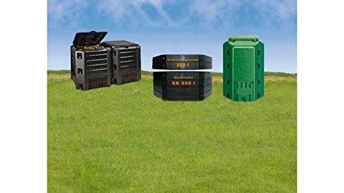 Komposto dėžė Prosperplast Module Compogreen 800 L, juodos spalvos