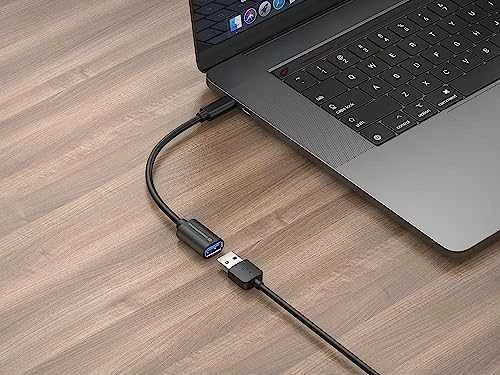 Adapteris USB Conceptronic ABBY11B USB-A - USB-C Juodas (ABBY11B)