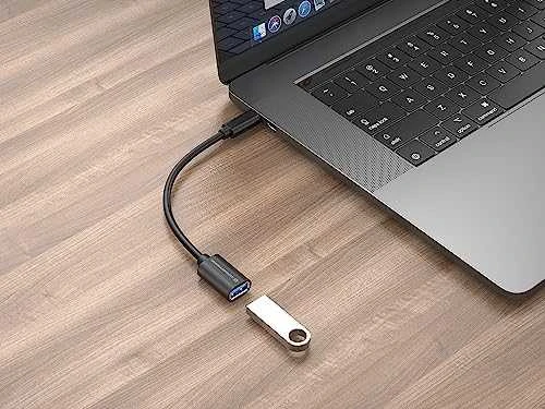 Adapteris USB Conceptronic ABBY11B USB-A - USB-C Juodas (ABBY11B)