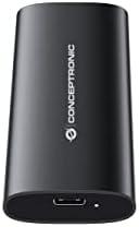 Conceptronic DANTE04B M.2 SATA/NVMe USB-C Juodas Korpusas