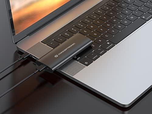 Conceptronic DANTE04B M.2 SATA/NVMe USB-C Juodas Korpusas