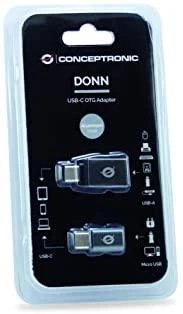 Adapteris USB Conceptronic DONN04G USB-C – USB Pilka (DONN04G)