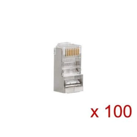 LANBERG PLS-5000 Plug RJ-45 FTP CAT5E PLUG 8P8C 100PCS