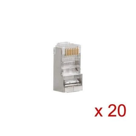 LANBERG PLS-5020 Plug RJ-45 FTP CAT5E PLUG 8P8C 20PCS