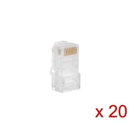 LANBERG PLU-5020 kištukas RJ-45 UTP CAT5E 8P8C 20PCS