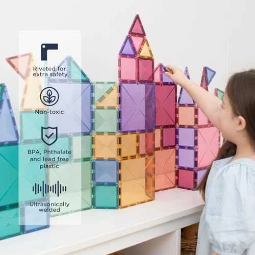 Connetix Pastelinis Kūrybiškumo rinkinys 120 dalių