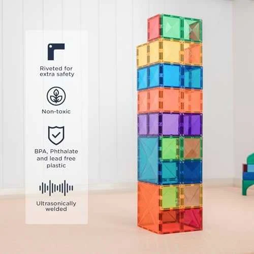 Connetix Kvadratų rinkinys 42 dalių