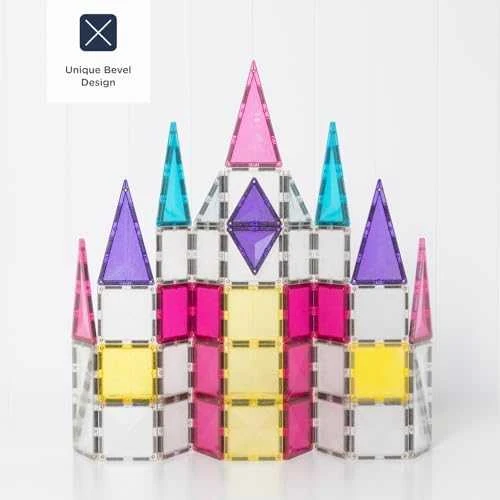 CONNETIX magnetinis konstruktorius 56d. Glitter Unicorn Pack
