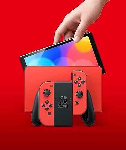 Nintendo Switch OLED konsolė - Mario Raudona Edition
