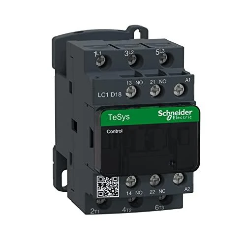 Schneider Electric Schneider maitinimo kontaktorius 3P 18A 230V AC 1NO 1NC - LC1D18P7