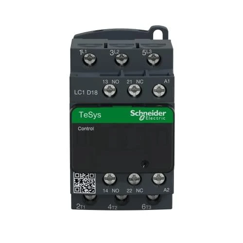 Schneider Electric Schneider maitinimo kontaktorius 3P 18A 230V AC 1NO 1NC - LC1D18P7