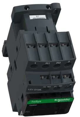 Schneider Electric „Schneider“ maitinimo kontaktorius 25A AC-1 2NO 2C 48V AC 1NO 1C (LC1D128E7)
