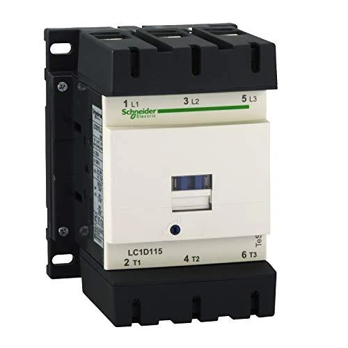 Schneider Electric „Schneider“ maitinimo kontaktorius 115A 3P 24V DC 1NO 1NC (LC1D115BD)