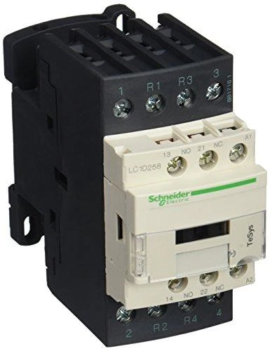 Schneider Electric „Schneider“ maitinimo kontaktorius 25A 2NO 2C 230V AC 1NO 1NC (LC1D258P7)