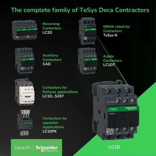 „Schneider Electric“ sausio mėn. TE.D AC1 40A 4P 1NO 1NC CEW.2
