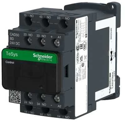 Schneider Electric Schneider pagalbinis kontaktorius 10A 5NO 0R 24V DC (CAD50BD)