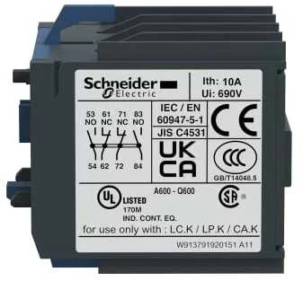 Schneider Electric Schneider Papildomas kontaktas 1Z 3R priek( LA1KN13)