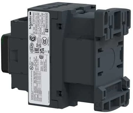 Schneider Electric „Schneider“ maitinimo kontaktorius 18A 3P 110V AC 1NO 1NC (LC1D18F7)