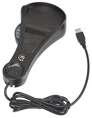 Manhattan 178495 brūkšninių kodų skaitytuvas Handheld bar code reader CCD Juoda