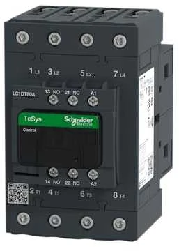 Schneider Electric „Schneider“ maitinimo kontaktorius 80A AC-1 4P 230V AC 1NO 1NC EVK (LC1DT80AP7)