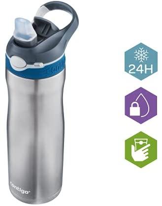 Gertuvė Contigo Buteliukas su ustnikiem Ashland pilka 590 ml