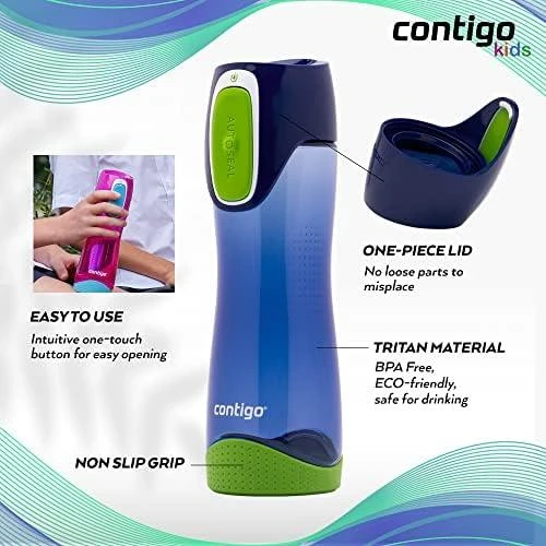 Gertuvė vandeniui Contigo Swish, 500 ml. 2095342