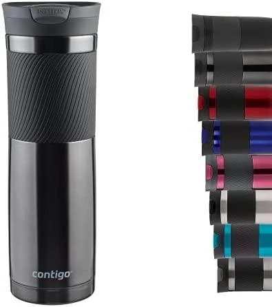 Kelioninis termopuodelis su vakuumine izoliacija Contigo Byron Gunmetal 2095635, 720 ml