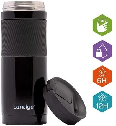 Contigo Byron termo puodelis (590 ml), Juodas