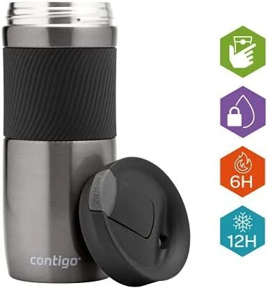 Kelioninis termopuodelis su vakuumine izoliacija Contigo Byron Gunmetal 2095635, 720 ml