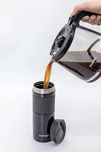 Kelioninis termopuodelis su vakuumine izoliacija Contigo Byron Gunmetal 2095635, 720 ml