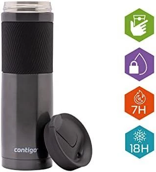 Contigo Byron termo puodelis (590 ml), Juodas