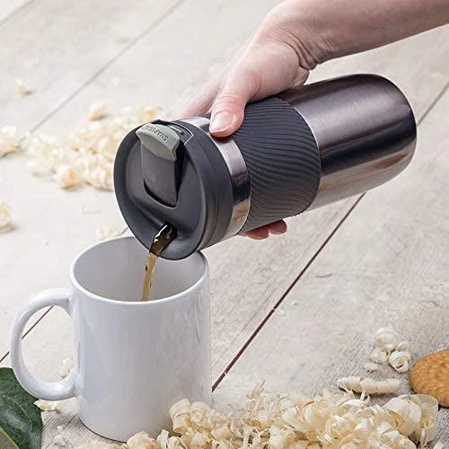 Kelioninis termopuodelis su vakuumine izoliacija Contigo Byron Gunmetal 470 ml 2095560