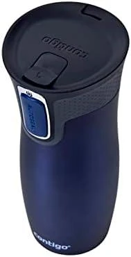 Termo puodelis Contigo West Loop 2.0 470 ml, mėlynas