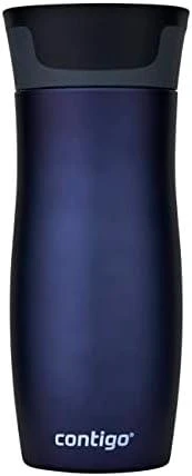 Termo puodelis Contigo West Loop 2.0 470 ml, mėlynas