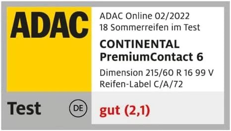 Continental Padangos PremiumContact 6 114 Y MO-S (B A B 73dB)